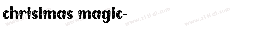 chrisimas magic字体转换